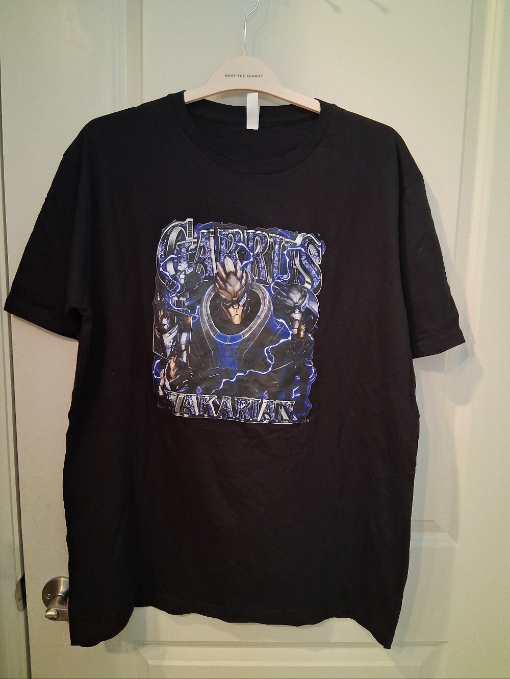 Men's Garrus Vakarian Black Graphic T-Shirt
